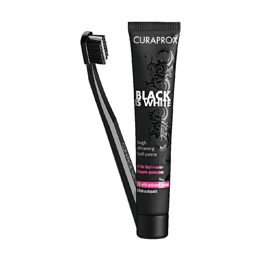 CURAPROX BLACK IS WHITE SET