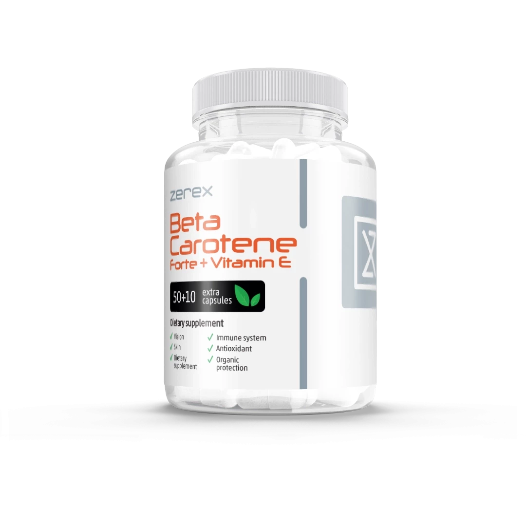 Zerex Betacarotene Forte + E-vitamin - sugárzó és fiatalos bőr
