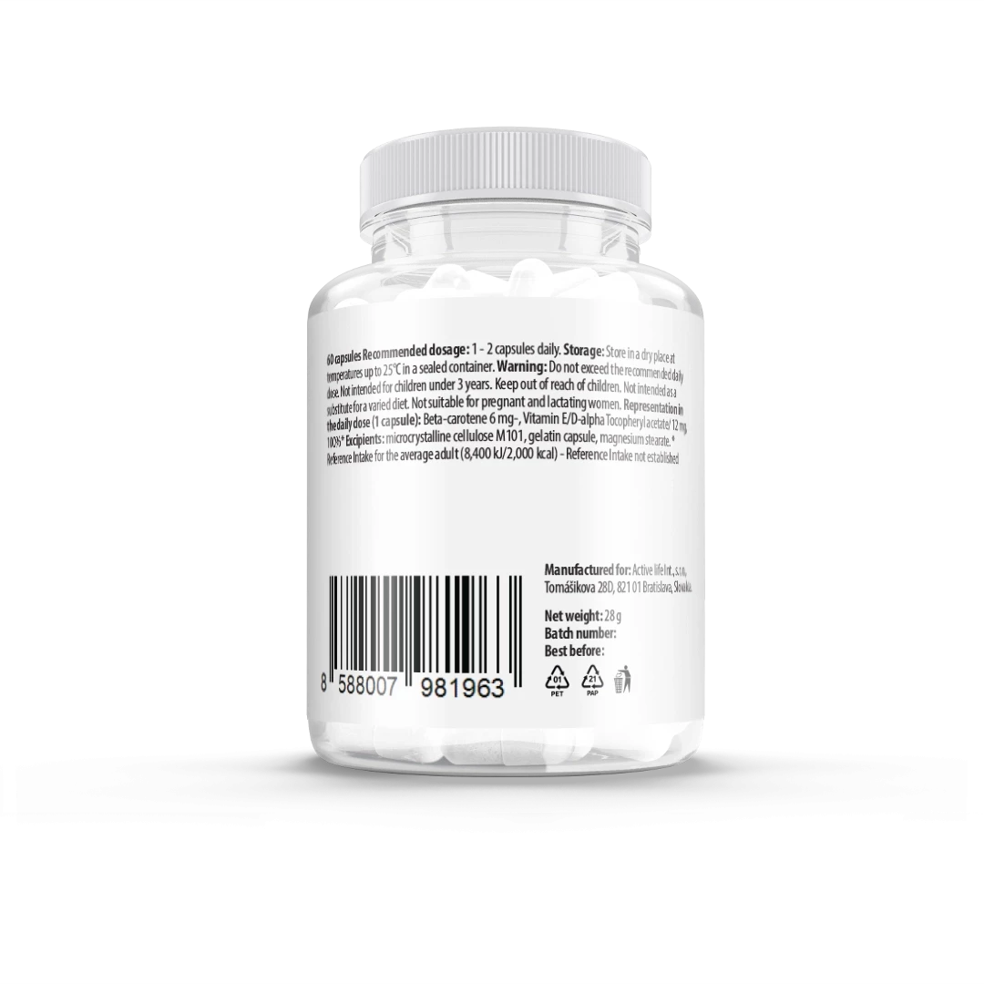 Zerex Betacarotene Forte + E-vitamin - sugárzó és fiatalos bőr