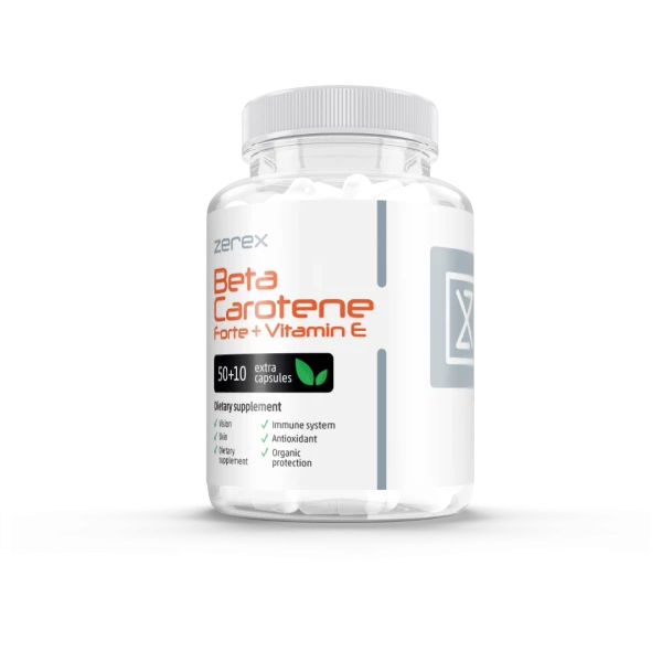 Zerex Betacarotene Forte + E-vitamin - sugárzó és fiatalos bőr